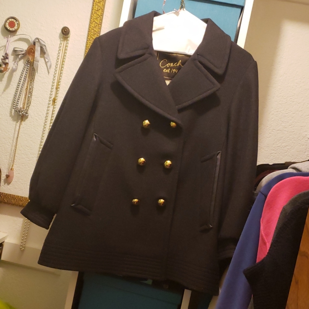 Coach wool peacoat